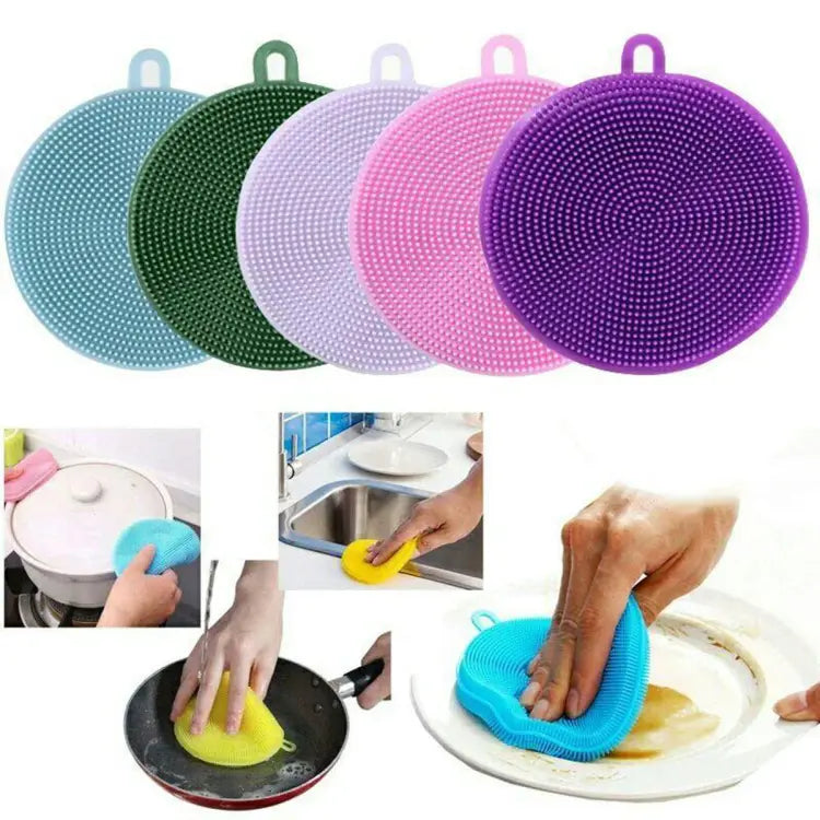 Silicon Dish Scrubber