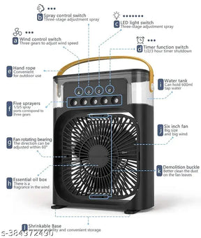 ICE MIST AC FAN        | WITH FREE CABLE